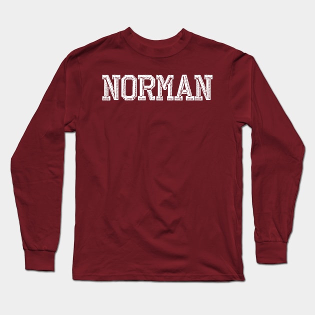 NORMAN OKLAHOMA Long Sleeve T-Shirt by thedeuce